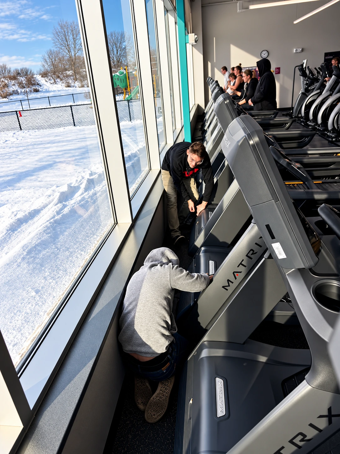 Priority Fitness preventative maintenance work