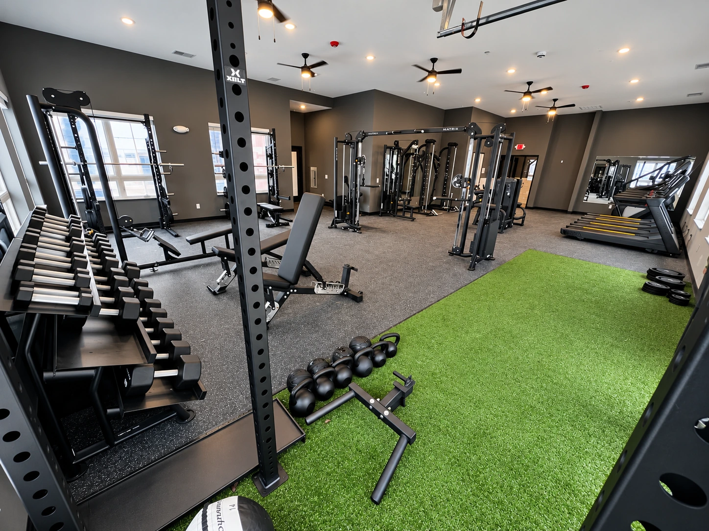 Completed mixed fitness facility